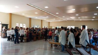 Festa em Louvor a SÃ£o SebastiÃ£o em Campo do Bugre Marcou Encerramento do Ciclo do Padre Edinaldo Mendes